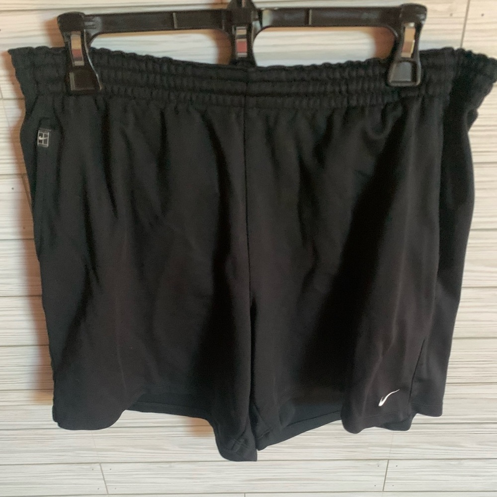 Nike Black Women's Athletic Shorts with Swoosh